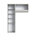 Ver imagem 5 de Área de Serviço Modulada 2 Peças com Varal para Roupas e Armário Vertical Assis Cor Arenas