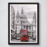 Quadro Decorativo Com Moldura Routemaster Londres - 1