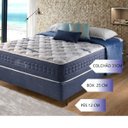 Ver imagem 4 de Conjunto Colchão + Box Casal Blue Sea com Molas Ensacadas e Espuma Visco Gel 138x188x68 – Anjos