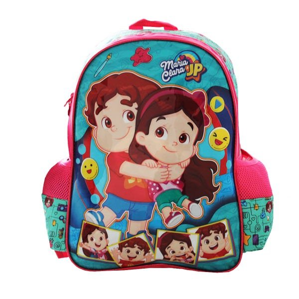 Mochila Escolar Com Estojo Maria Clara & Jp Youtubers Clio - 3