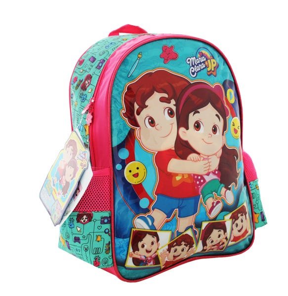 Mochila Escolar Com Estojo Maria Clara & Jp Youtubers Clio - 2
