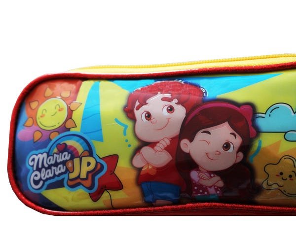 Mochila Escolar Com Estojo Maria Clara & Jp Youtubers Clio - 11