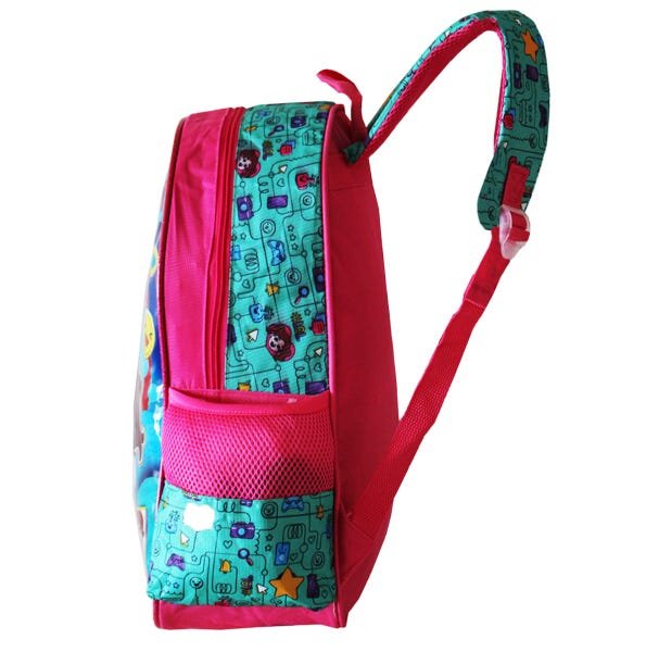 Mochila Escolar Com Estojo Maria Clara & Jp Youtubers Clio - 4