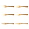 Conjunto de 6 Mini Garfos de Bambu - Oikos - 3