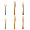 Ver imagem 7 de Conjunto de 6 Mini Garfos de Bambu - Oikos