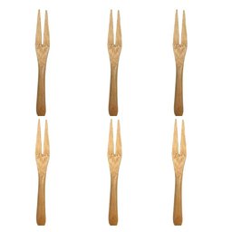 Conjunto de 6 Mini Garfos de Bambu - Oikos - 7