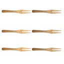 Ver imagem 2 de Conjunto de 6 Mini Garfos de Bambu - Oikos