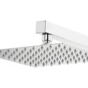 Ver imagem 3 de Ducha Chuveiro Quadrado 20cm Cromado com Braço