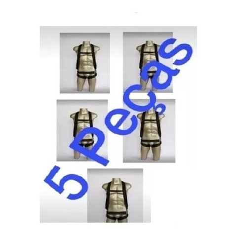 Cinto De Segurança Paraquedista 1 Ponto Simples Dg4002 5un:preto