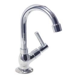 Torneira Lavatório Inox Bica Móvel Metal C51 1/4 de Volta - 3