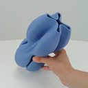 Ver imagem 5 de Vaso Decorativo Enfeite Casa 3D Home&Co Cerâmica 24x13x13cm Azul