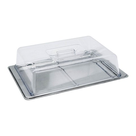 Porta Frios Inox com Tampa Acrílico