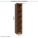 Ver imagem 7 de Guarda-Roupa Planejado 6 Peças 9 Portas Arani CabeCasa MadeiraOriginals Marrom/Cinamomo/Offwhite