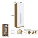 Ver imagem 6 de Módulo Guarda-Roupa 80cm com 2 Portas e Cabideiros Integrato