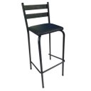 Ver imagem 1 de Banqueta Banco Alta Bar Bistrô Area Gourmet Cozinha Americana Balcão Bancada Preta