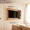 Ver imagem 7 de Estante Suspensa para TV até 55" 155cm Byhouse