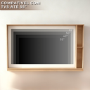 Ver imagem 2 de Estante Suspensa para TV até 55" 155cm Byhouse