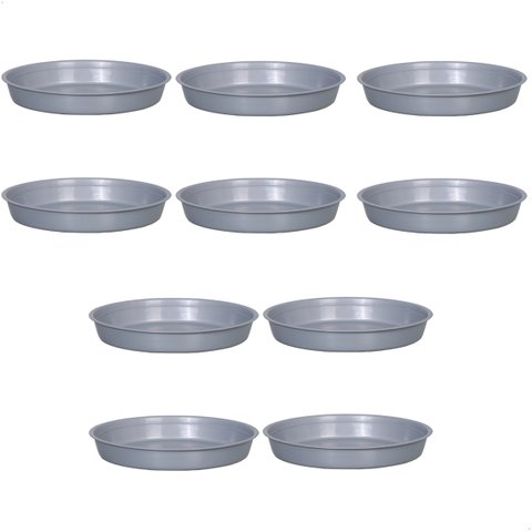 Kit 12 Pratos para Vaso Redondo Suporte para Planta 22x3,4cm