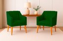 Ver imagem 2 de Kit com 2 Poltronas para Sala Moderna e Confortável Milla
