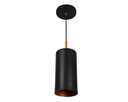 Ver imagem 3 de Lustre Pendente Moderno Bilboque Cilídrico Pq Pt Fosco Cobre