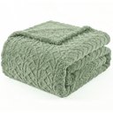 Ver imagem 1 de Manta Alto Relevo Queen Decorativa - Menta