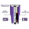Copo Térmico Yeti Rambler Tumbler 900ml Original 2 Tampas - 5