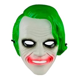 Máscara Coringa Vilão Fantasia Crianças Adultos - 1