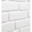 Ver imagem 4 de Kit 15 Placas Revestimento de Parede PVC 3d Alto Relevo Tijolinho Branco