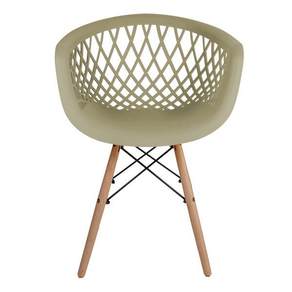 Cadeira Web Fendi - Base Madeira Natural - 2