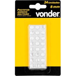 Protetor Adesivo Multiuso 8 mm com 24 peças Vonder - 1