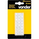 Ver imagem 1 de Protetor Adesivo Multiuso 8 mm com 24 peças Vonder