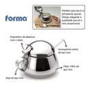 Ver imagem 5 de Açucareiro de Mesa Todo de Inox 250g Acompanha Colher Lyr Porta Açucar Servir Chá Café Casa