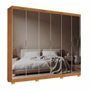 Ver imagem 6 de Guarda-Roupa Casal 6 Portas Reflecta 3 Gavetas Essence Yescasa