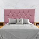 Ver imagem 1 de Cabeceira Cama Box Estofada Queen Size 160 Cm Suede Madri Rosê