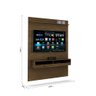 Painel Home Para Tv Até 50 Polegadas Torino Nogal 120cm - 2