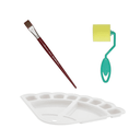 Ver imagem 1 de Kit Básico de Pintura Essencial Pincel + Godê + Rolo Condor