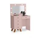 Ver imagem 1 de Penteadeira com 5 Gavetas Marselha Rosê
