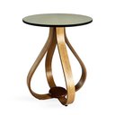 Ver imagem 1 de Mesa Lateral De Canto Pés Cebola 60x50cm Espelhada Preto