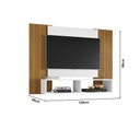 Ver imagem 3 de Painel Sala Navi para Tv até 48 Pol. Branco/ripado