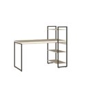 Ver imagem 3 de Mesa C-estante Alta 135x64x115cm C-03 Prateleiras Snow - Est.preta Snow - Est.preta