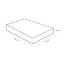 Ver imagem 7 de Cama Box Baú Casal Bipartido Blindado Linhão Branco + Colchão Casal de Espuma - Ortobom ISO 100