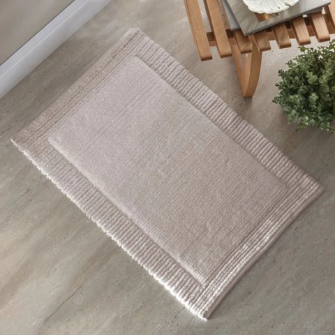 Tapete Suez para Banheiro 100% Algodão 50x80cm Kacyumara - Rose
