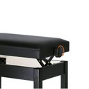 Ver imagem 4 de Banqueta Preta,banco de Piano,teclado C/ajuste Altura,lisa