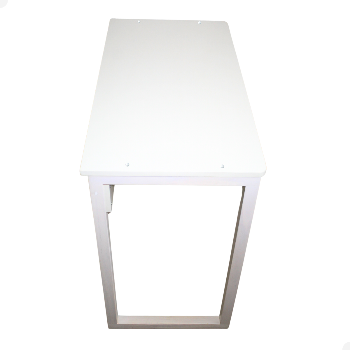 Mesa de Escritorio Escrivaninha Mdf Pés de Madeira 89cm Reforçada - 7