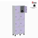 Ver imagem 6 de Roupeiro Aço Linha Light 8 Portas - GR302-8 Cinza-Lilas