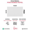 Ver imagem 2 de Kit 5 Toalhas de Piso para Hotel Luxo Grossa - Nobre - Branco