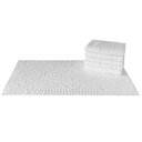 Ver imagem 1 de Kit 5 Toalhas de Piso para Hotel Luxo Grossa - Nobre - Branco