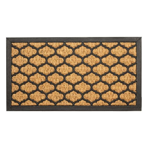 Capacho de Borracha Alagoas 01 Bege-preto 0,33x0,60m