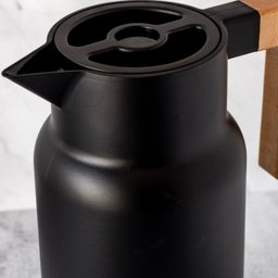 Garrafa Térmica de Plástico Minimal Preto 1L - 5