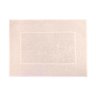 Tapete para Banheiro Toalha de Piso Algodão Ultra Absorvente - Bege - 1